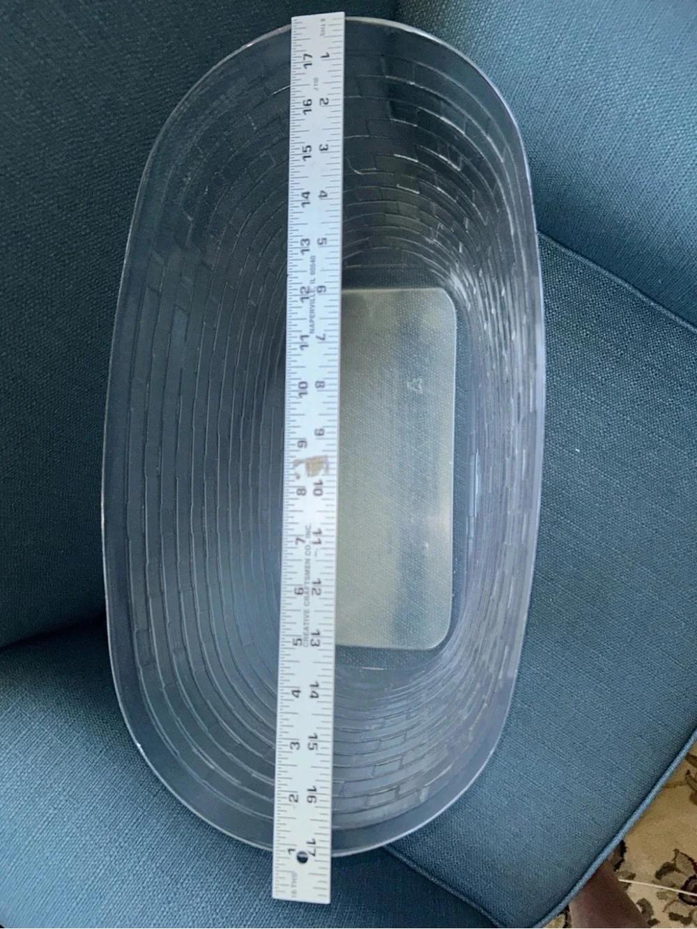 Longaberger large boardwalk Plastic Storage Tote protector